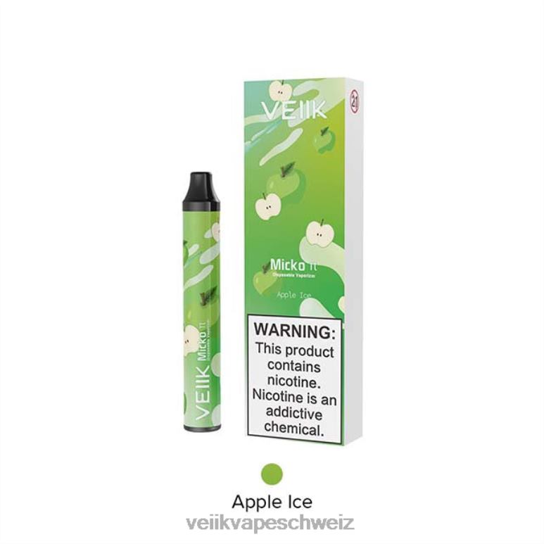 VEIIK Micko Pie Einweg-Vaporizer mit 600 Zügen 842VL19 - VEIIK vape price Apfeleis