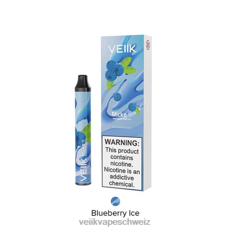 VEIIK Micko Pie Einweg-Vaporizer mit 600 Zügen 842VL24 - VEIIK vape micko q Blaubeereis